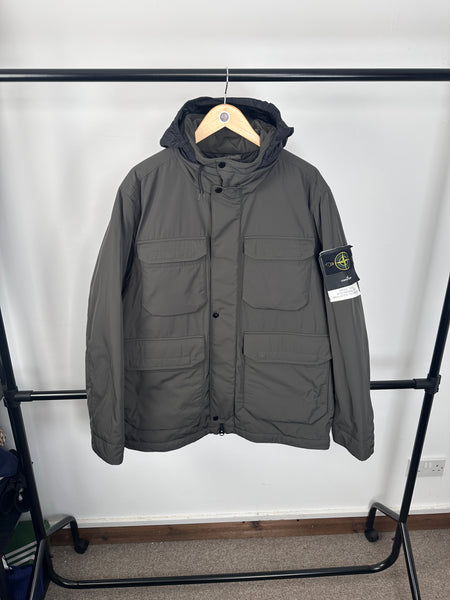 Stone Island Micro Twill Field Jacket With Primaloft Insulation