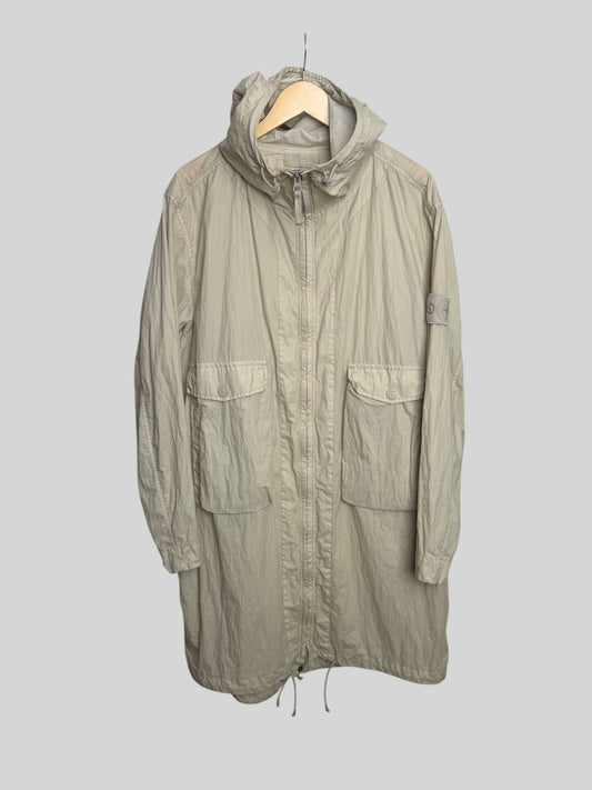 Stone Island 50 Fili Resinata Ghost Parka Jacket