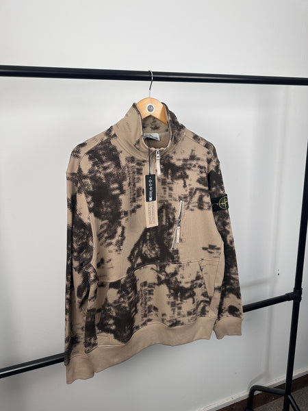 Stone Island Camo 1/4 Zip Sweatshirt BNWT (M)