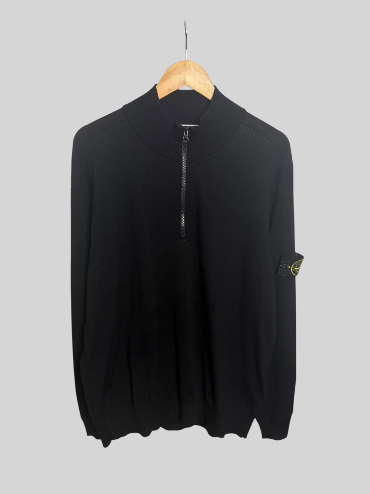 Stone Island Lana Wool 1/2 Zip Knit