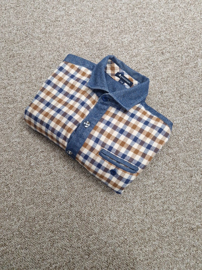 Aquascutum Junior Flannel Shirt - Age 7/8