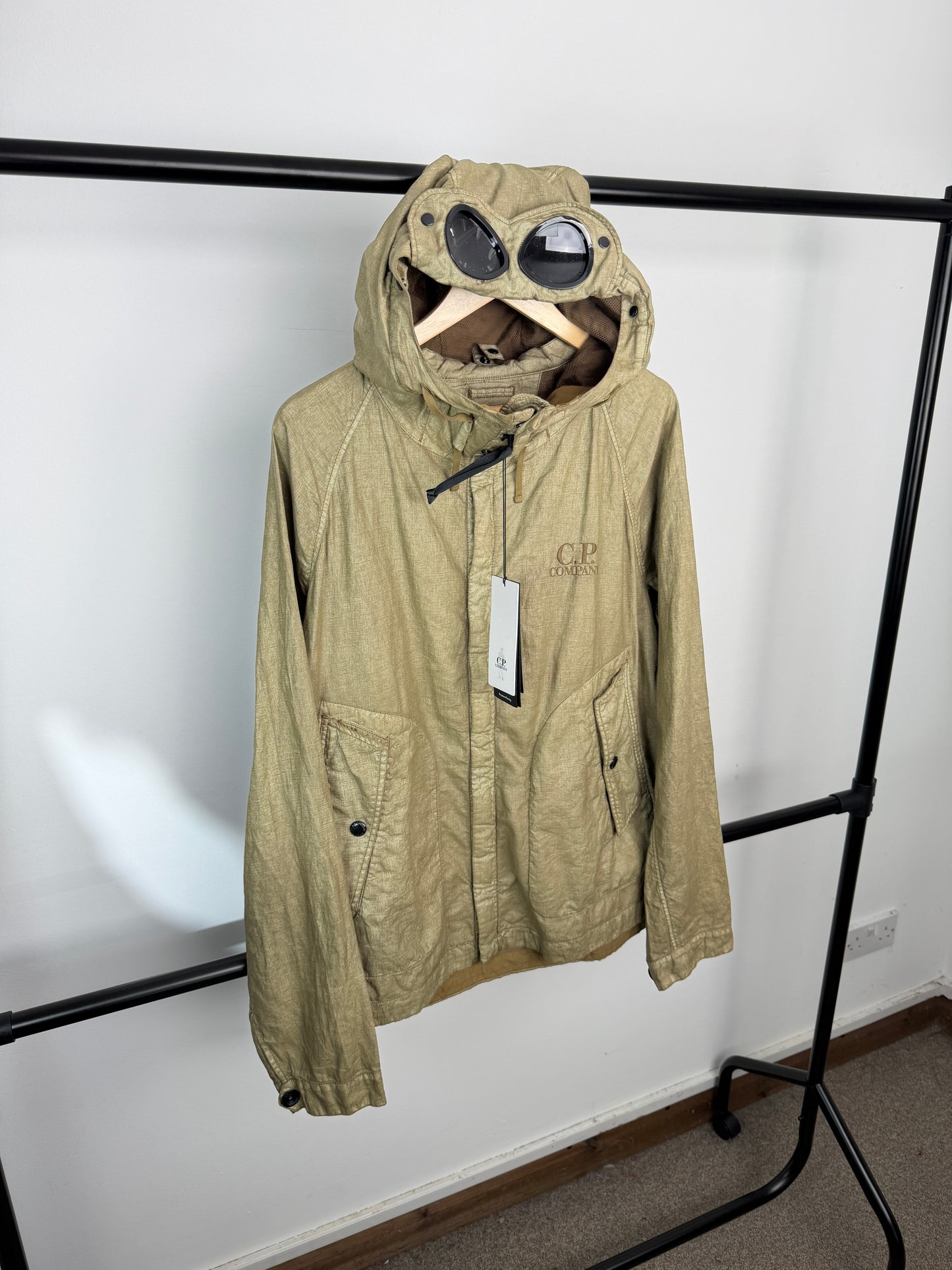 C.P Company Lino Wax Goggle Jacket