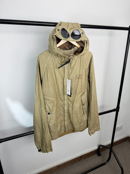 C.P Company Lino Wax Goggle Jacket