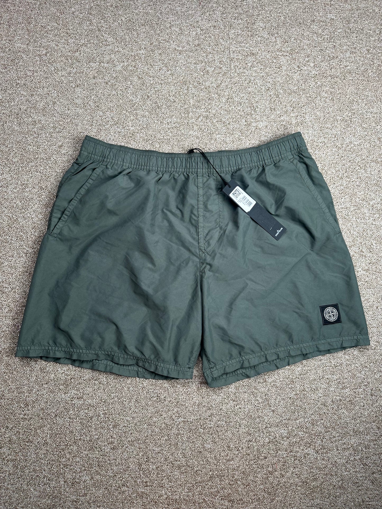 Stone Island Brushed Cotton Swim Shorts